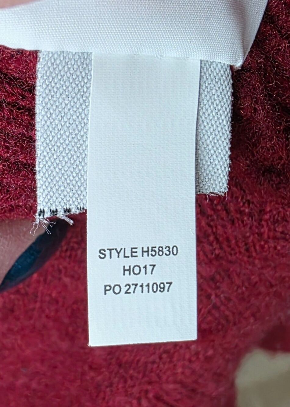J.Crew | Merino Wool Blend V-Neck Sweater| Maroon | Pockets | Small - Picture 12 of 12